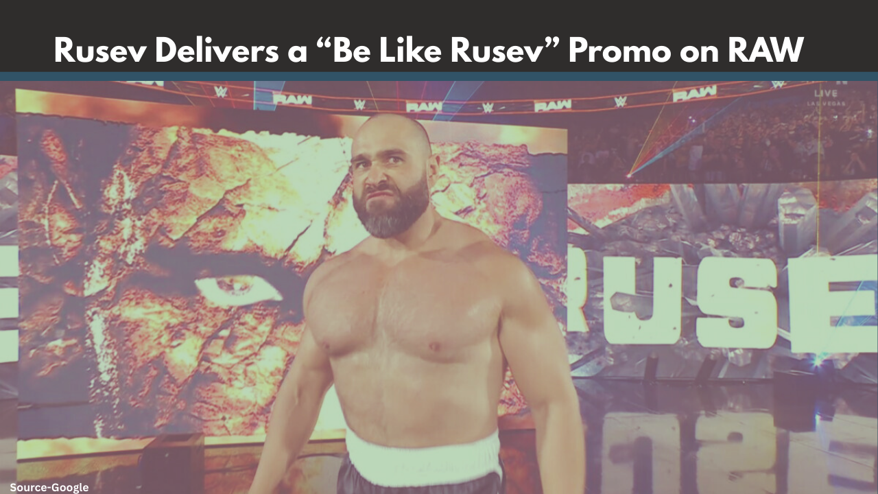 Rusev Delivers a “Be Like Rusev” Promo on RAW