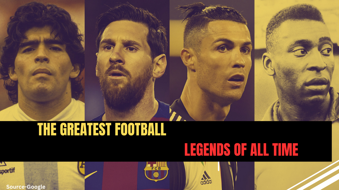 The Greatest Football Legends of All Time (Pelé, Diego Maradona, Lionel Messi, Cristiano Ronaldo, Zinedine Zidane)