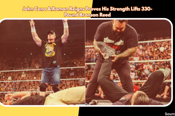 John Cena Proves His Strength Lifts 330-Pound Bronson Reed