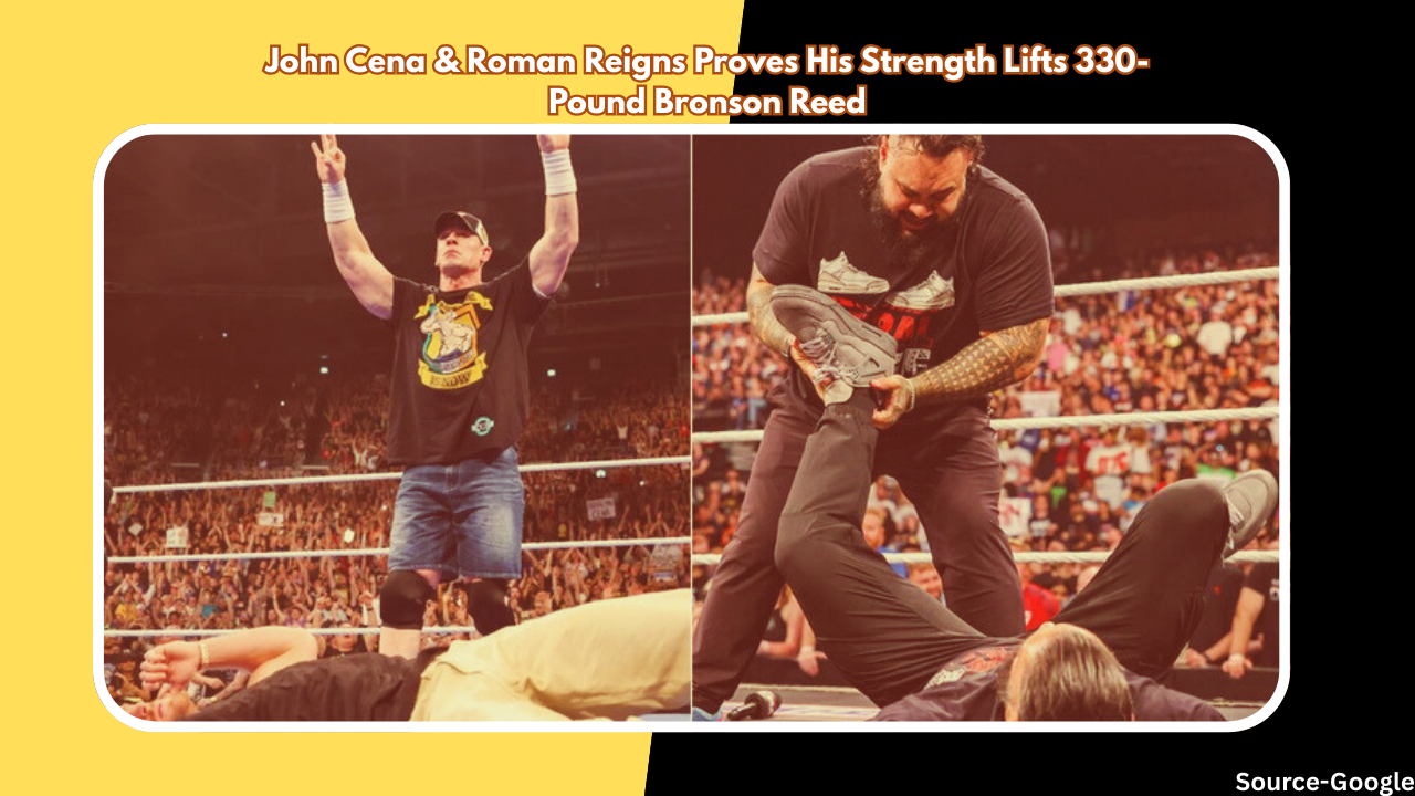 John Cena Proves His Strength Lifts 330-Pound Bronson Reed